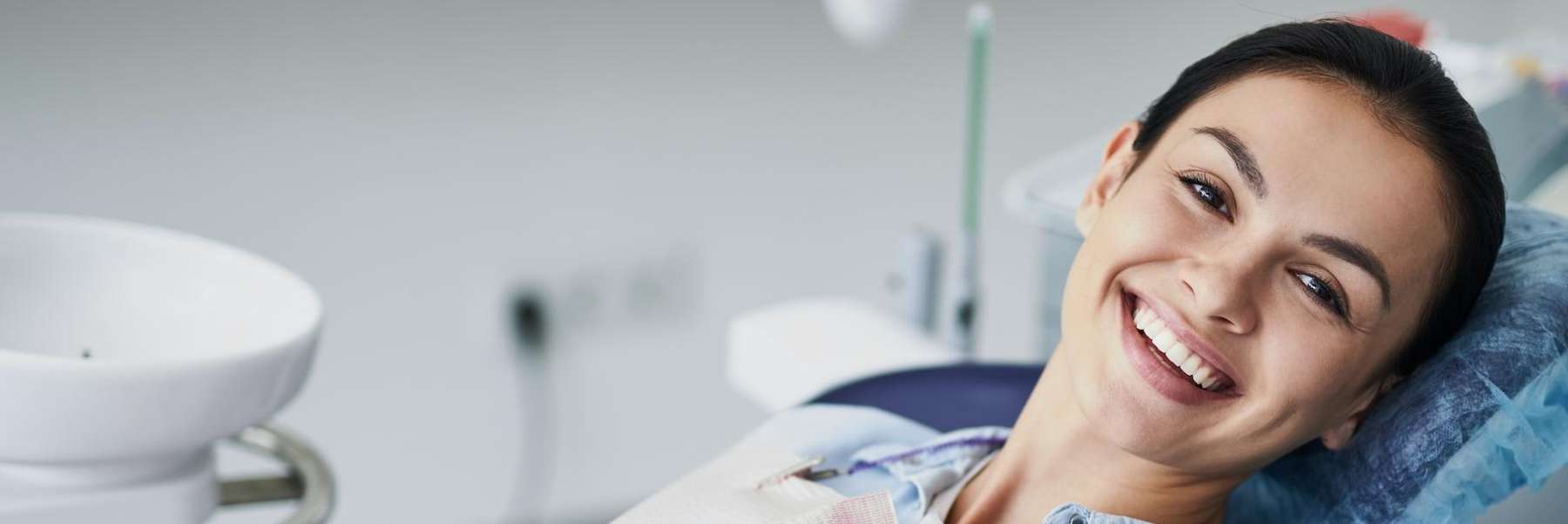 patient laying in exam room chair | bioclear before and after