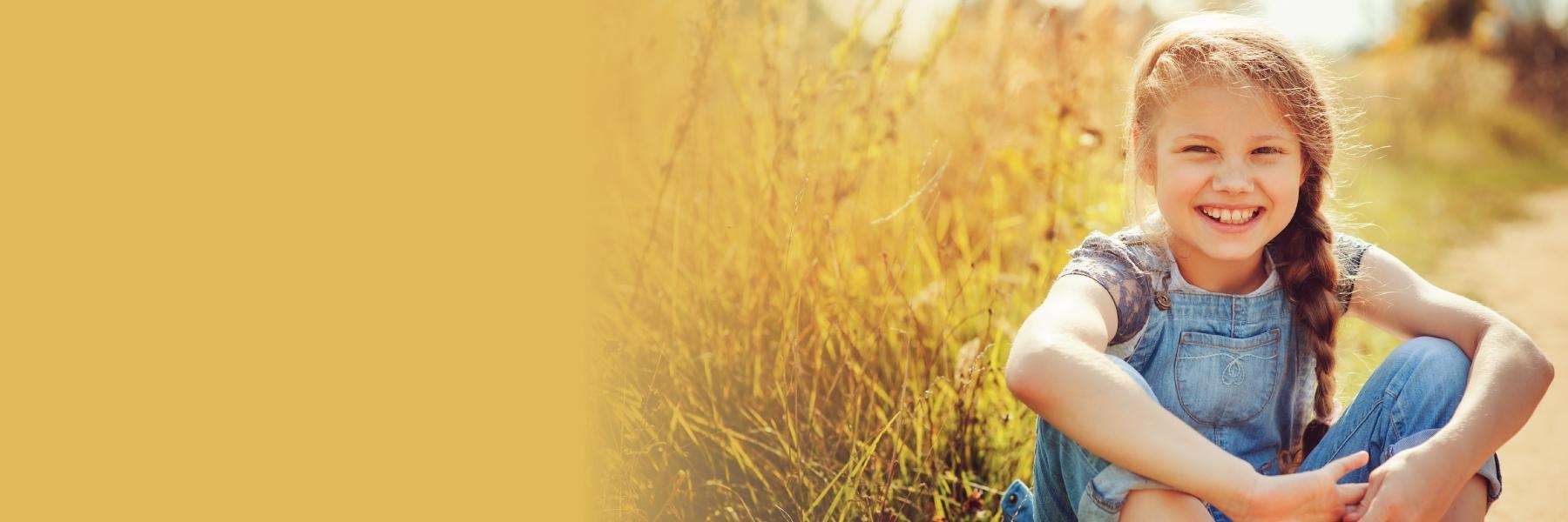 Photo of a child smiling after dental examination in Colorado Springs, CO