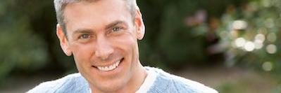 Patient smiling after dental check up at Springs Family Dental