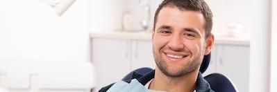 Man relaxing after dental check up in Springs Family Dental