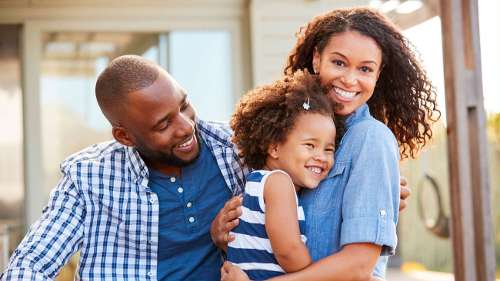 A family smiling after a visit to the Best Dentist in Colorado Springs, CO